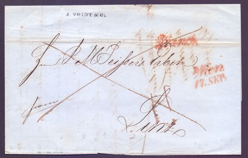 Vorphila brief 1849 mit - vorphila,