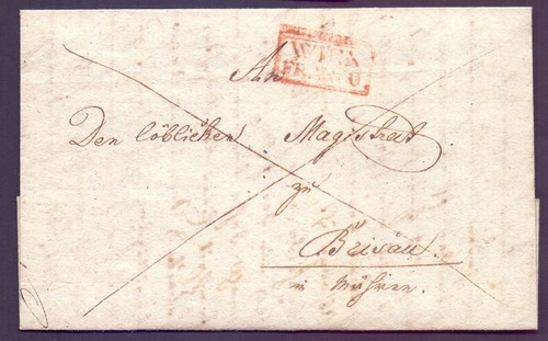 Vorphila brief 1833 - vorphila, mit