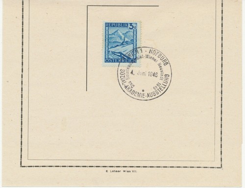 österreich sonderstempel 1946 - Österreich,