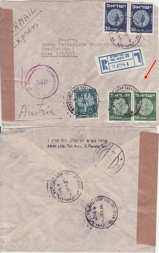 österreich 1952 reco brief - 1952,