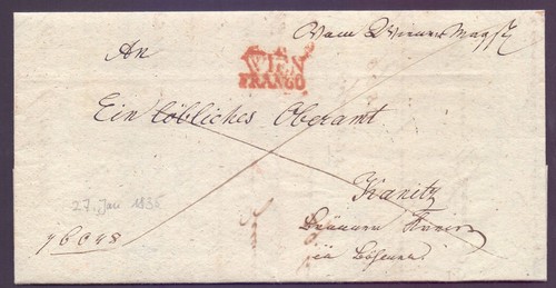 Vorphila faltbrief 1835 - 1835,