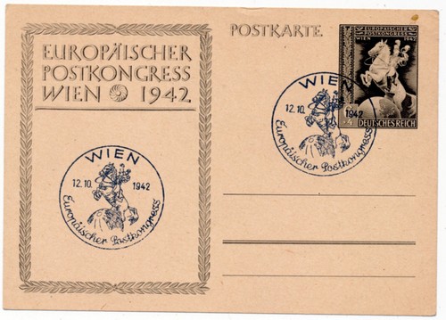 Deutsches reich 1942 ganzsache - deutsches,