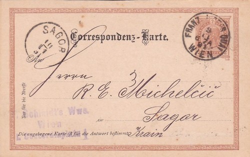 Alter stempel wien franz - wien,