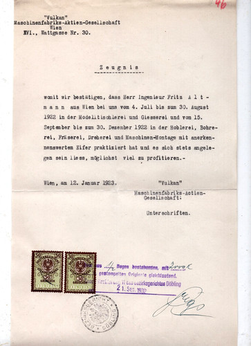 österreich 1932 dokument wien - Österreich,