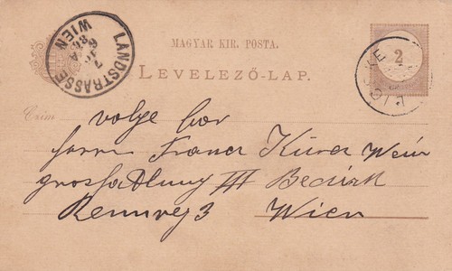 1886 ganzsache - ak,