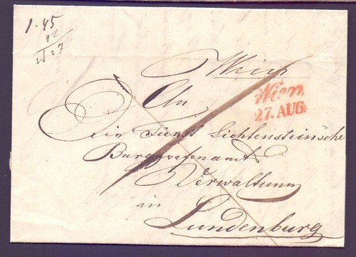 Vorphila brief 1849 mit - vorphila,