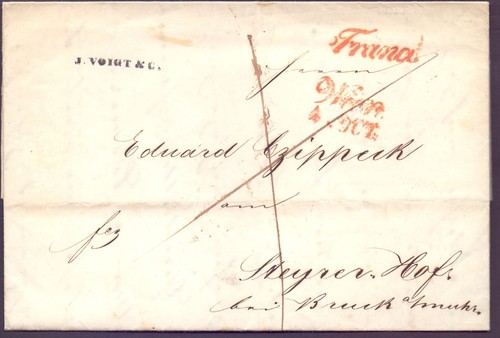 Vorphila brief 1845 mit - vorphila,