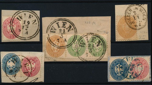 österreich 1864 9stk - Österreich, 9stk.