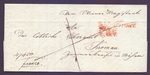Vorphila brief 1840 mit - brief,