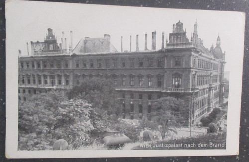 Wien justizpalast nach - , wien,