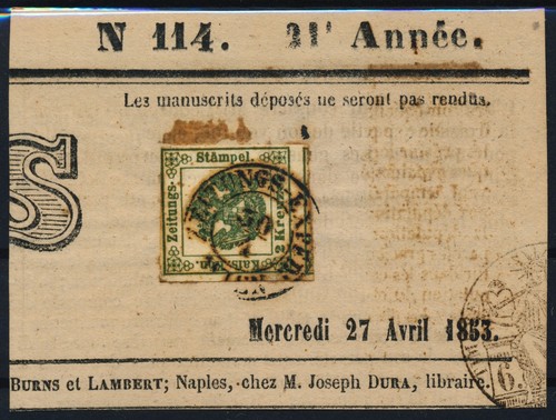 österreich 1853 2kr grün - Österreich,