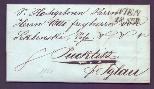 Vorphila brief 1841 stempel - vorphila,