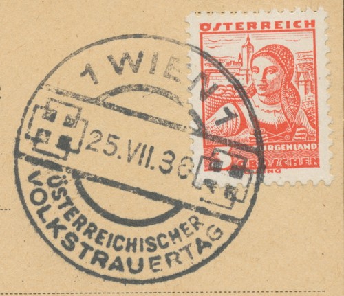 österreich sonderstempel 1936 - sonderstempel,