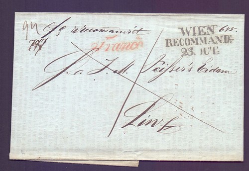 Vorphila brief 1843 mit - vorphila,
