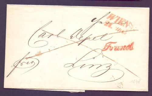 Vorphila brief 1848 mit - vorphila,