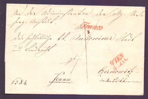 Vorphila brief 1850 - brief, mit