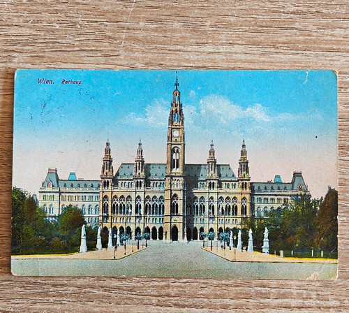 Ansichtskarte wien rathaus - ansichtskarte,