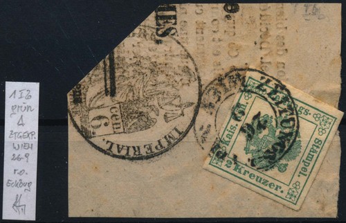 österreich 1858 2kr grün - Österreich, 2kr,