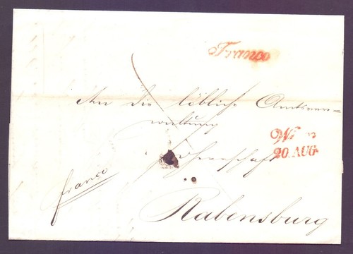 Vorphila brief 1844 mit - 1844,