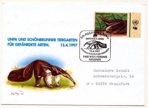 Uno wien 1997 sonderstempel - uno,