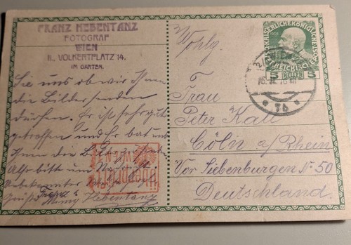 Alte postkarte stempel - alte,