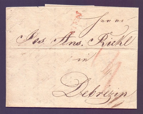 Vorphila brief 1822 mit - 1822,