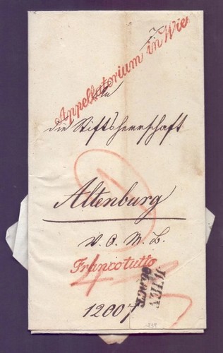 Vorphila brief 1839 mit - vorphila,