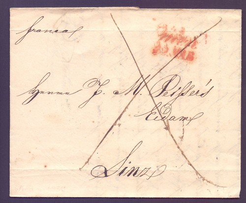 Vorphila brief 1839 mit - 1839,