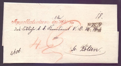 Vorphila brief 1842 mit - vorphila,