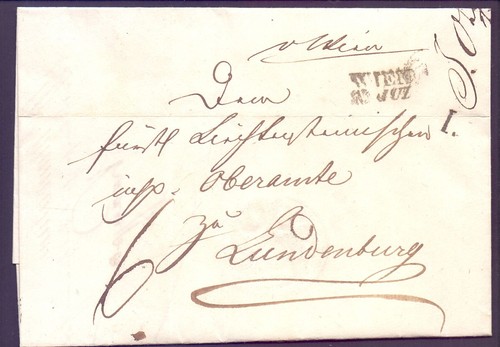 Vorphila brief 1844 - brief,
