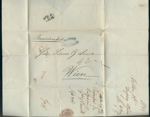Vorphilatelie brief 1833 - vorphilatelie,