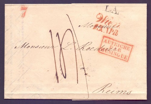 Vorphila brief 1838 mit - brief,